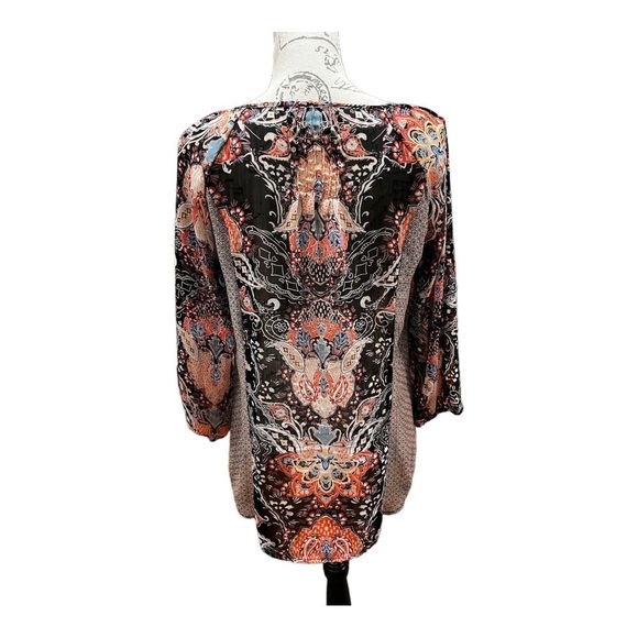 GORGEOUS Cynthia Rowley Floral & Lace Chiffon Tunic S - Picture 4 of 6